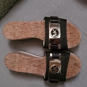 Michael kors slip on sandals